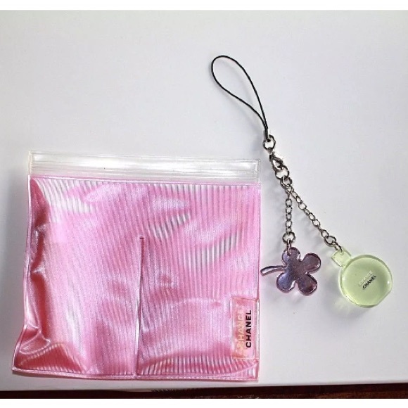 ✨ Authentic Chanel Perfume Bottle & Clover Charms - Picture 2 of 7